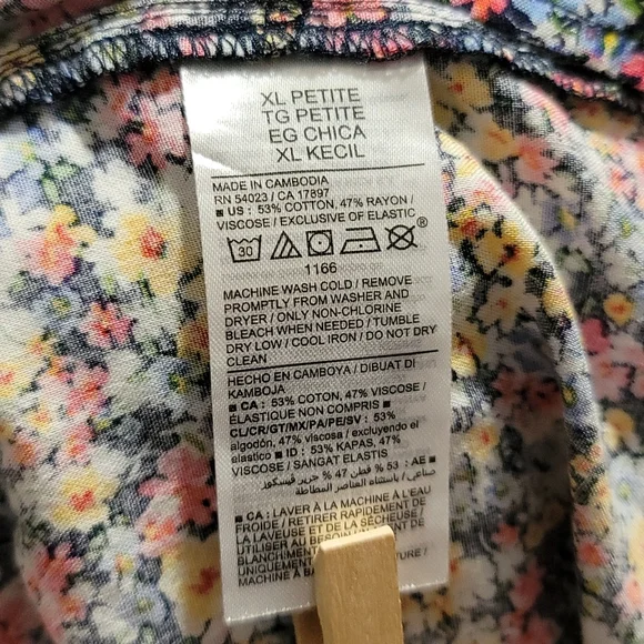 OLD NAVY DITSY FLORAL MINI DRESS   CAMI TANK TOP BOHEMIAN RUFFLE HEM XL PETITE - Picture 9 of 12